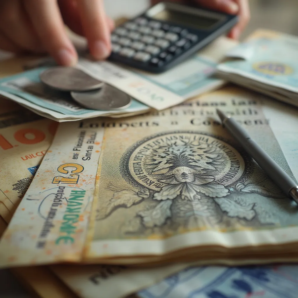 Famille planifiant son budget